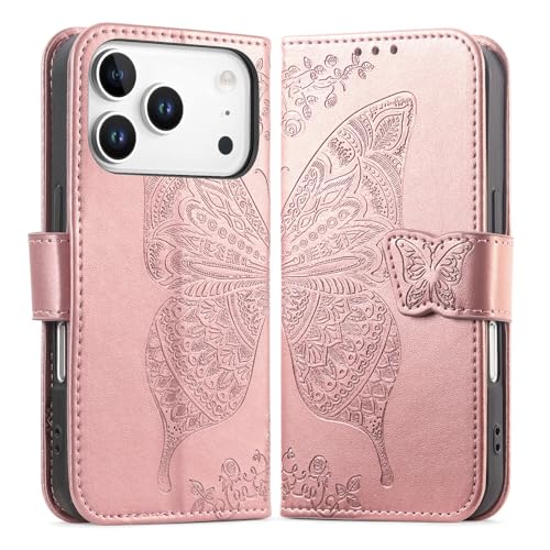 Étui iPhone 16 Pro clapet magnétique protection intégrale portefeuille cuir