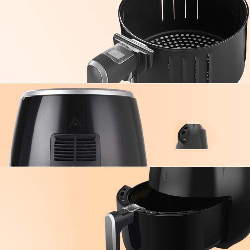 6.4L Digital Smart Air Fryer One-Touch Digital Controls Precise Temperature Control Recipe Book Basket Divider Wattage Control PREHEAT REHEAT Function