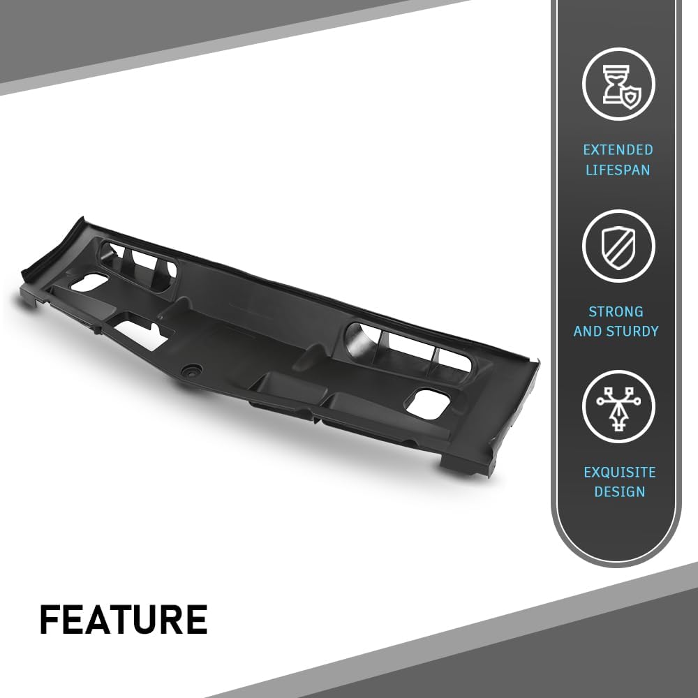 Upper Radiator Fan Shroud Cover Splash Shield Compatible with Benz C230 C250 C280 C300 C350 C63 2009-2015 2045000155, 4178277525