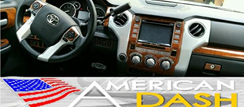 Interior Wood Dash Trim Kit Set For Toyota Tundra Quad Cab 2014 2015 2016 2017 #TOP1