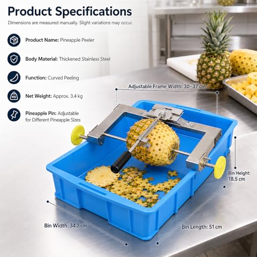 Extractor de corazón de piña de acero inoxidable de alta resistencia 3