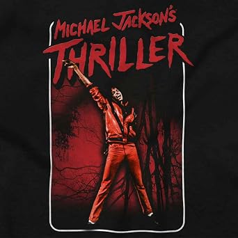 Michael Jackson Thriller Dance Music Womens Slim Fit Graphic Tee