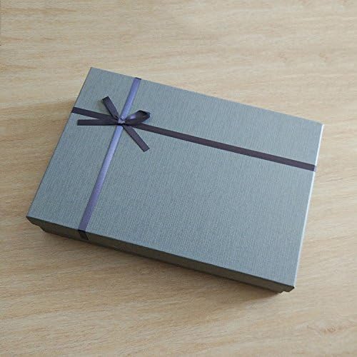 Gift box rectangular literature and art small fresh high grade shirt gift box packing box,gray