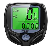 Multi-functionsSmall Size ,Light Weight,Wireless &Waterproof design makes it more convenient and durable.It works well to Measure Speed ,Distance, Riding time,which the serious bicyclist or fitness fanatic wants to go with knowing. Day & Night Backli...