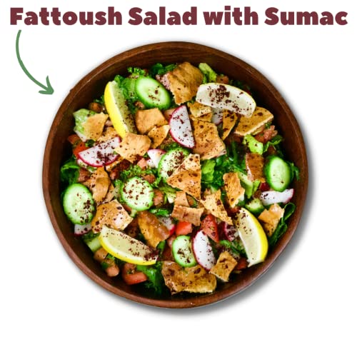 Sumac By Z&Z – Premium Sumac, 3.25Oz – Tangy Middle Eastern Spice #TOP5