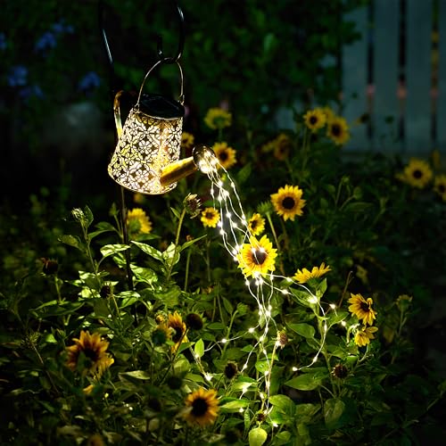 Solar-Garden-Watering-Can-LightsSolar-Waterfall-Lights-with-Cascading-LightsGarden-Decor-for-OutsideSolar-Outdoor-Light-Hanging-Lantern-Yard-DecorGardening-Gifts-for-Mom-Grandma-Women-Birthday