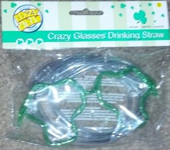 Paperback Krazy Straw Crazy Glasses Drinking Straw St. Patrick's Day Book