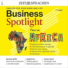 Page de couverture de Business Spotlight Audio - Focus on Africa. 5/2023
