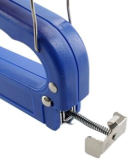 Ferrestock FSKGR800 Manual Nailer Stapler Compatible with Square Staples, Round Staples and Nails for Wall, Upholstery, Decoration, Woodworking, Furniture, Doors and Windows.