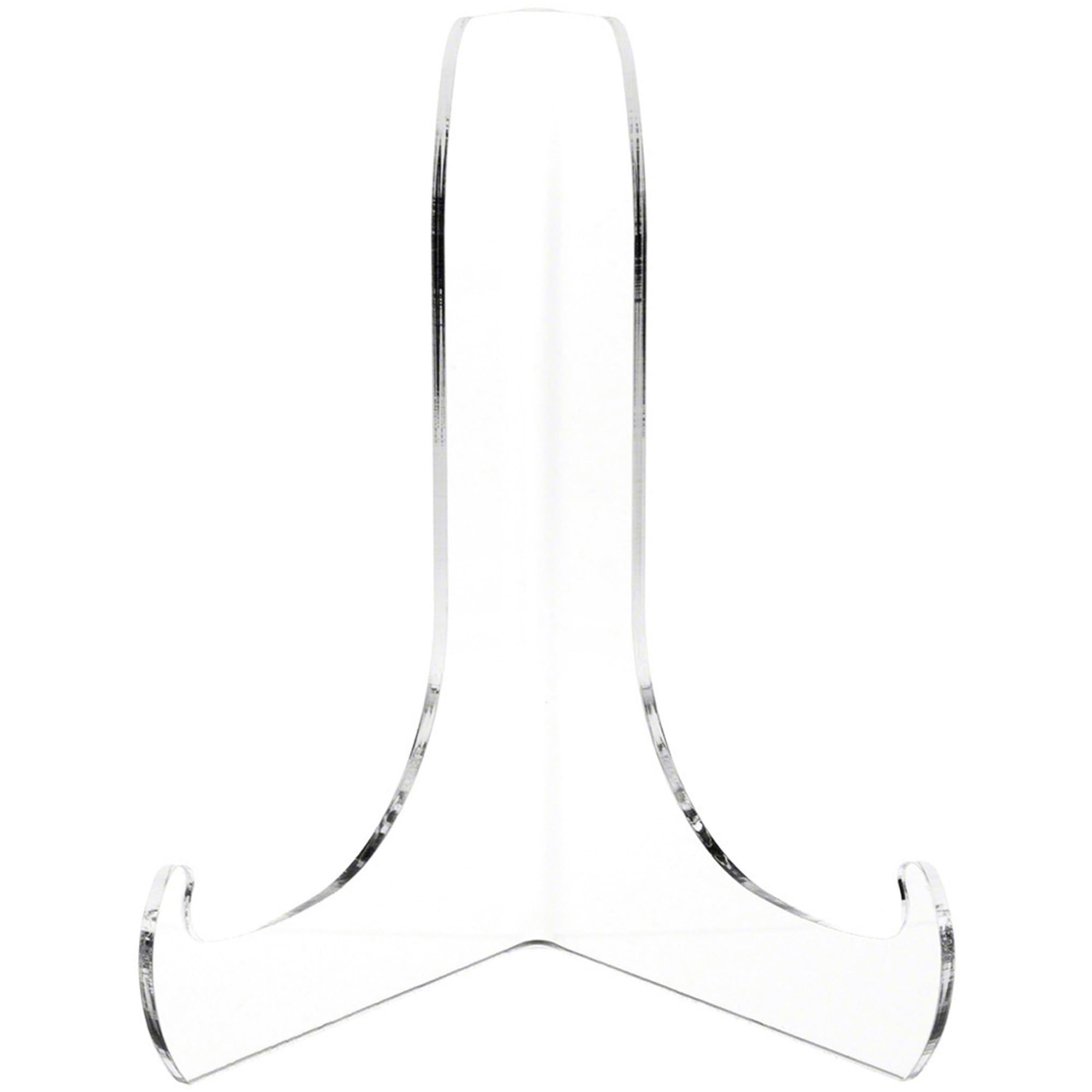 Plymor Clear Acrylic 60-Degree Angle Easel with Shallow Support Ledges, 6