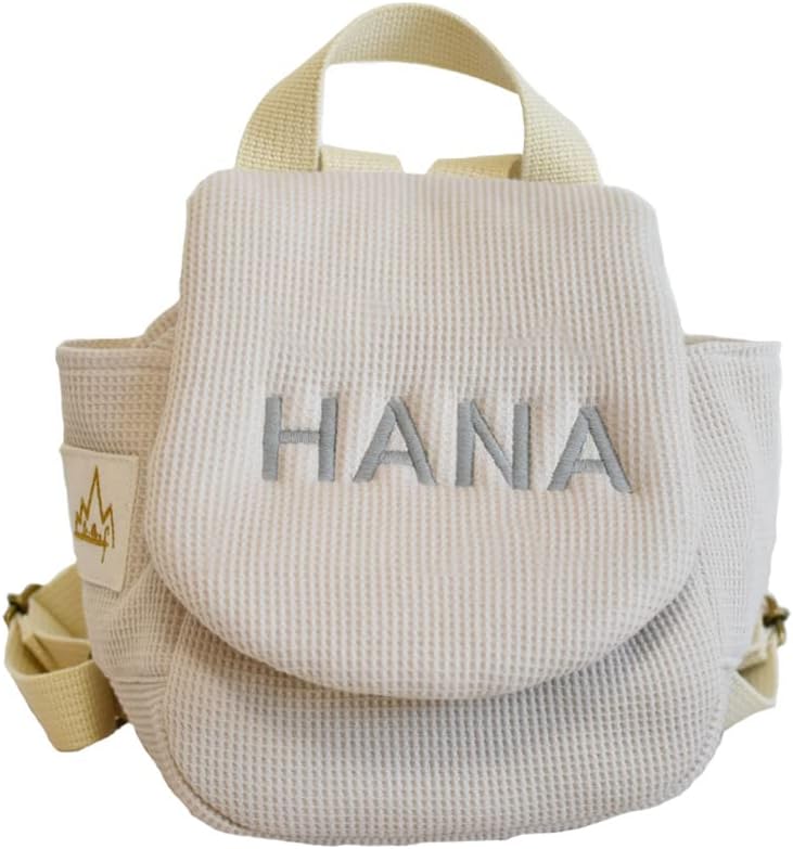 [ココプラスアンファクトリー] ベビーリュック 出産祝い 名入れ 1歳 2歳 誕生日 プレゼント ワッフル 男の子 女の子 お名前