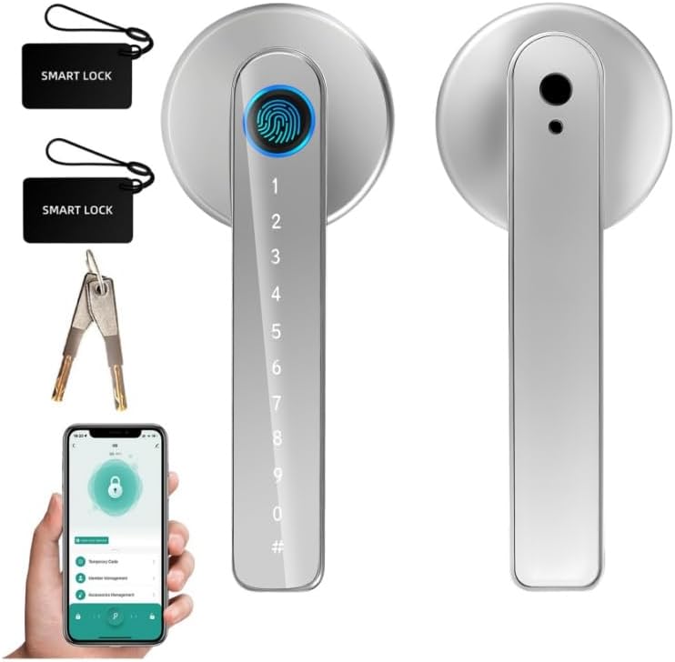 Cerradura Inteligente - 6 en 1 Cerradura Electronica, Hue...