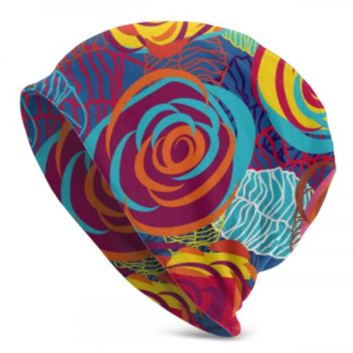 ALALAL-Art-Beautiful-Colorful-Painting-Men-Knit-Hat-Skull-Beanie-Cap-Ladies-Knit-Beanie-Skull-Beanie-Cap-3D-Printed-Adult-Comfortbale-Soft