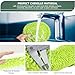 Wall Cleaner, Wall Cleaner Mop Green Mop for Walls Max 66’’ Wall Mop with Long Handle, Ceiling Dust Mop with 15°Labor-Saving Extension Pole, Green Wall Cleaner with Long Handle, Wall Washing Mop