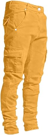 Mens Casual Stylish Straight Slim Fit Jeans Young Hiphop Skinny Denim Pants