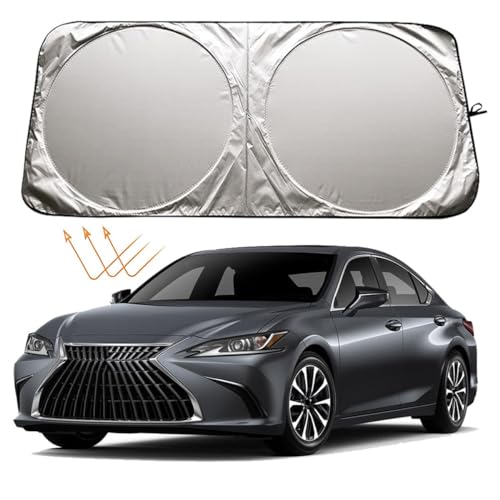 XHRING Windshield Sun Shade for Lexus is IS250 IS350 IS300 IS460 is Couple ES ES350 RC CT LS UX...