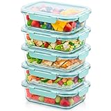 Innoteck 5 Piece Glass Food Storage Container Set with Airtight Locking Lids (5 × 1040ml) – Rectangular Borosilicate Meal Prep Boxes, Leakproof, Oven, Microwave, Freezer & Dishwasher Safe - Image 8