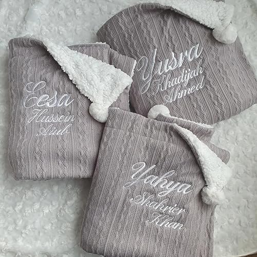 Couverture d'hiver pour bébé en mousseline personnalisée premium
