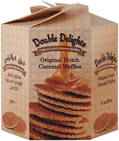 Double Delights Original Dutch Caramel Waffles , 252 Gm Brown