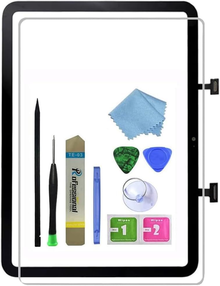 for iPad 10 10th Generation Screen Replacement Touch Digitizer Glass 10.9" 2022,for 10th Gen A2696 A2757 A2777 with Pre-Installed Adhesive,Tool Repair Kit
