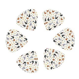 Lot de 12 médiators pour guitare basse électrique acoustique Motif oiseaux et oies - Les Beatles, Paul McCartney, John Lennon, RIngo Starr, George Harrison Lot de 12 médiators pour guitare basse électrique acoustique Motif oiseaux et oies – Image 2