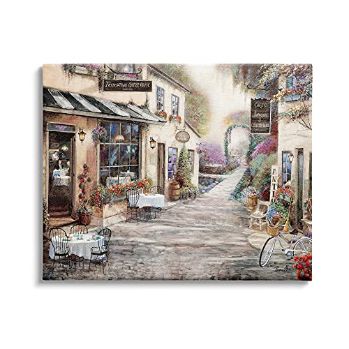 Image of Stupell Industries 'Traditional Village City Architecture'| Canvas Art | Stupell Industries | 30 x 24 Inches, Easy to Hang and Sturdy, Made in USA, by Ruane Manning