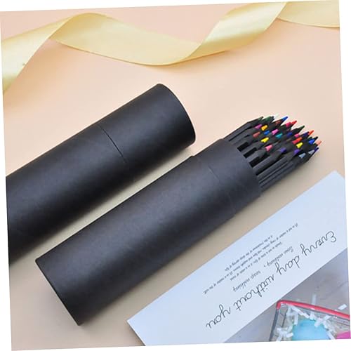 Miniatura 7 de STOBOK 1 juego/24 piezas de graffiti para no niños, bolígrafos tóxicos, kit de crayón para estudiantes, bocetos de madera, suministros de colores,