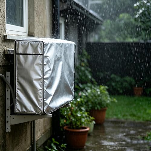 Abdeckungen Für Wechselstrom- Einheiten- Winddicht Vollabdeckung Schutz | Außen Klimaanlage Kondensator Abdeckung, Verwendung im freien, Bäume, ein, Auf Terrasse, Gegen Kiefernnadeln, Müll Und-2