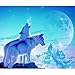 Produktbild LXHLAN DIY Diamant Stickerei Tier Wolf kreuzstich mosaik Diamant malerei handmuster volle Runde Strass wohnkultur Geschenk 40x50 cm