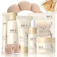 Reis Skin Care Set Geschenkset Damen - Skincare Set 10PCS - Beauty Set Mädchen - Gesichtspflege Set Damen Nährend & Strahlend - Skincare Adventskalender Geschenk Set - Mit Toner,Serum,Creme,Stirnband