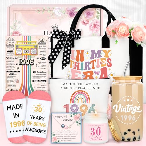 30th Birthday Gifts for Women Birthday Gifts for 30 Year Old Women Cool 1966 Gift ideas...