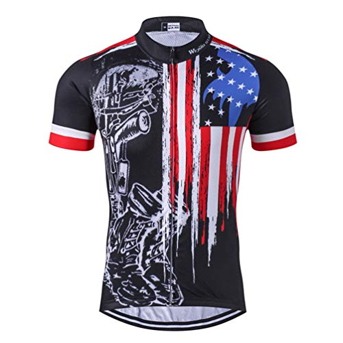 Camiseta de ciclismo transpirable JPOJPO manga corta que expulsa el sudor eficazmente