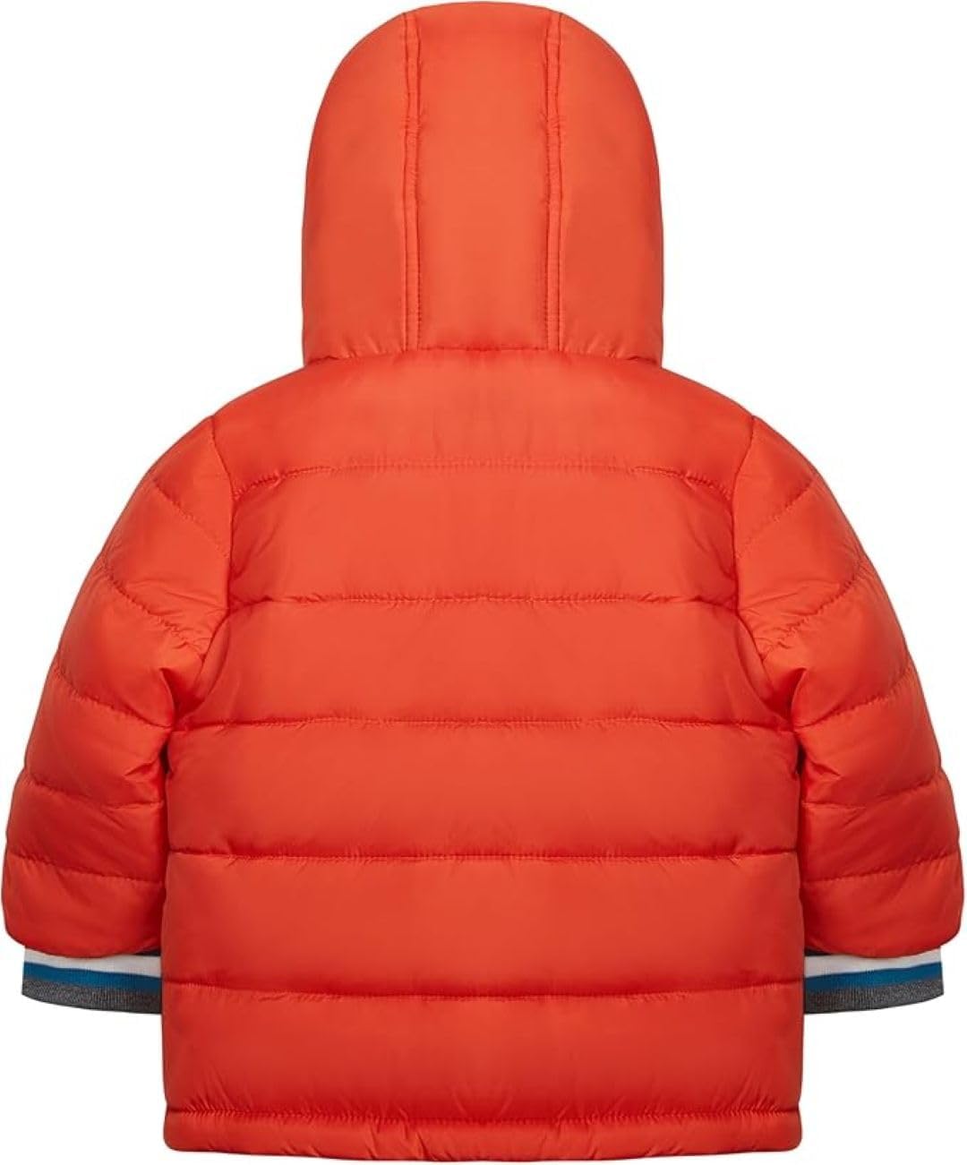 LONDON FOG Baby Boys' Heavyweight Winter Puffer Coat with Sherpa-Lined Hood and Chest Pockets