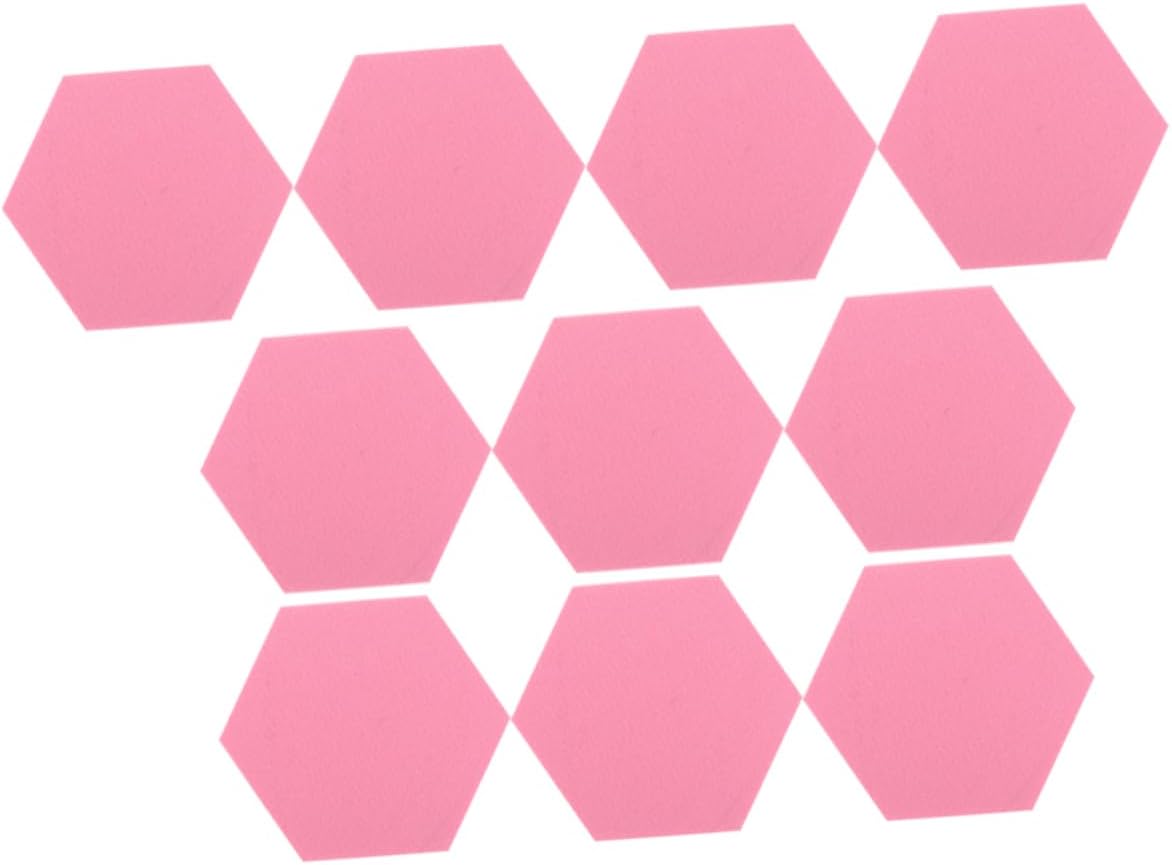 Housoutil 10pcs Reminder Bulletin Board Small Decorative Large Crib Memo Letter Boards Bulletin Board Decorations Wall Felt Pink