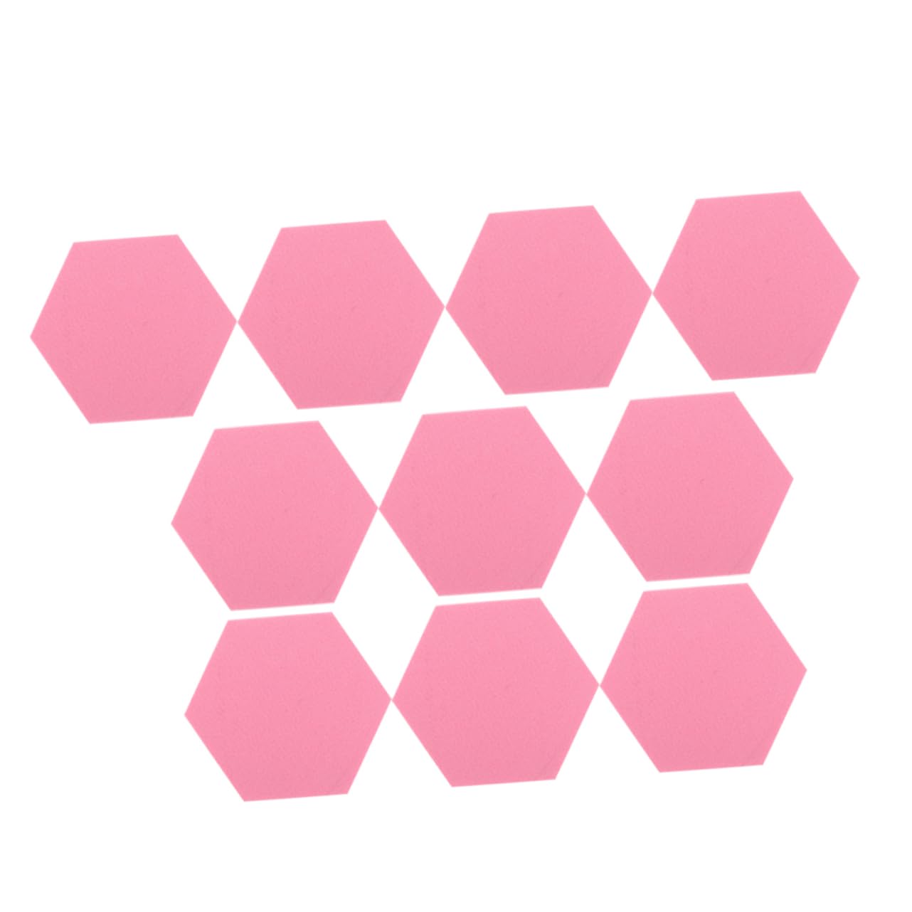Housoutil 10pcs Reminder Bulletin Board Small Decorative Large Crib Memo Letter Boards Bulletin Board Decorations Wall ? Felt Pink