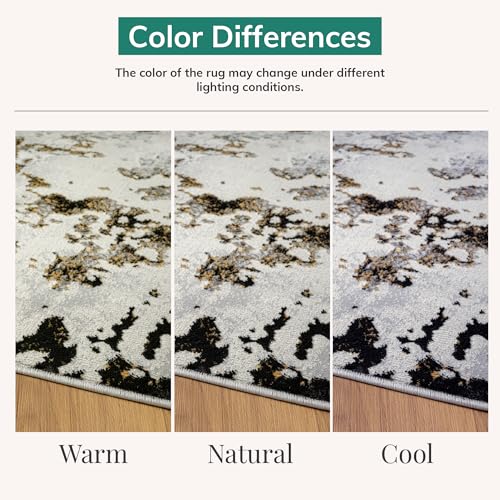 Tapete decorativo moderno LUXE WEAVERS 8'x10' Anthracite miniatura 5