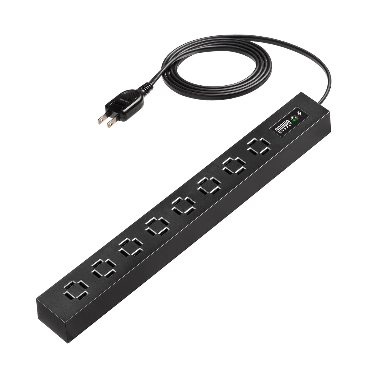 Amazon.co.jp: サンワダイレクト 電源タップ AC 8個口 1.5m 雷ガード