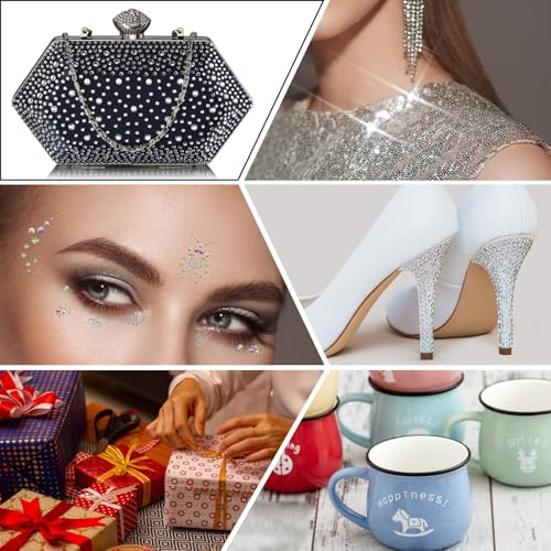 B7000 Multi-Purpose Glue by Kaluofan - 5PCS 15ML Clear Adhesive for Rhinestone Crafts, Jewelry, Fabric, Leather, Wood, Glass, Metal (5 * 15ML) - Image 4