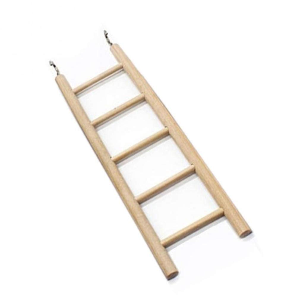 Vogelschaukeln 6St Set Vogelspielzeug Holzleitern Schaukelkratzer Barsch Klettertreppe Vogelkäfig Papagei Haustier Spielzeug Zubehör 1Set