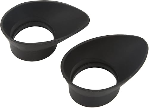 2 copas binoculares de repuesto, 1.063 in de diámetro interior, plegables, de goma, protectores de ojos (las copas no son curvas alrededor de tu