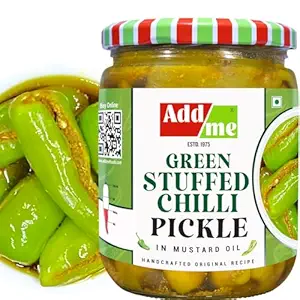 Homemade Stuffed Green Chilli Pickle 500gm Rajasthani Hari mirch ka achar Pickles