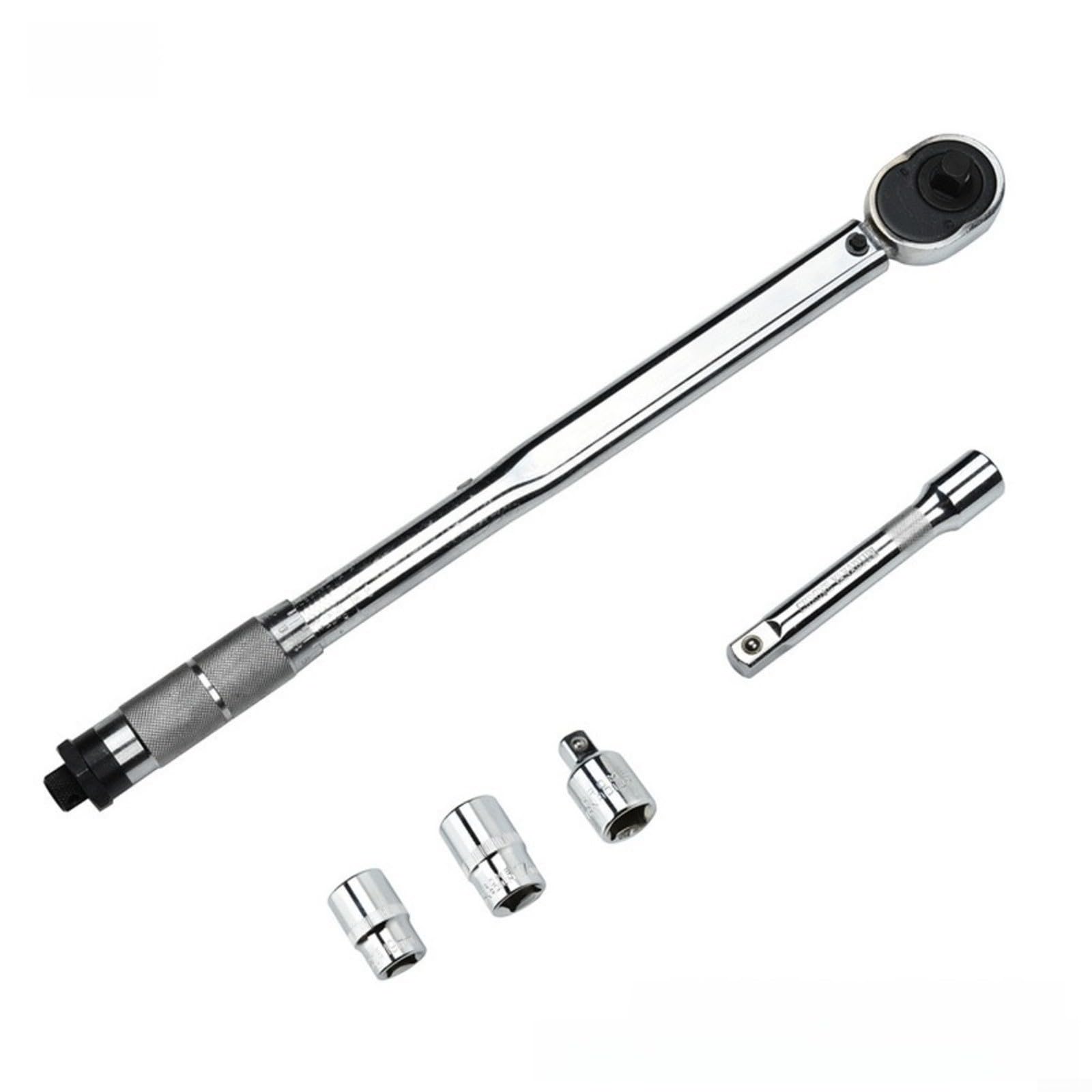 ZiStarlilife - Chiave dinamometrica regolabile 1/4 3/8 1/2 con meccanismo a sgancio rapido, manico in acciaio cromato 45# per impostazioni precise da 5 a 350 Nm, riparazione automobilistica
