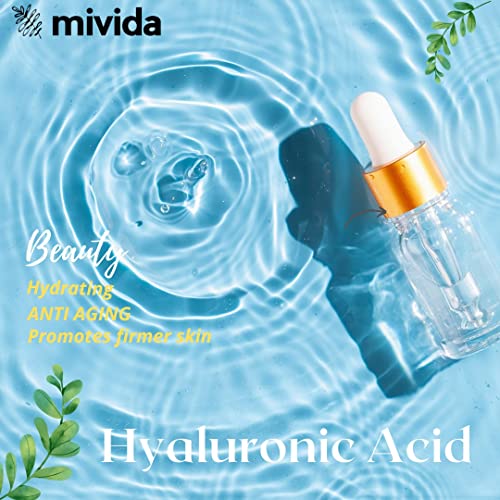 Mivida Hyaluronic Acid Serum For Face | Hydrating And Moisturizing Face Serum | 1 Fl Oz #TOP2
