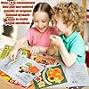 Dvbonike 24Pcs Fall Religious Coloring Books - Christian Bible DIY Color-in Pages Booklet Bulk Drawing Autumn Theme Activity Party Supplies for Sunday School Classroom Rewards Artwork Gift for Kids #3