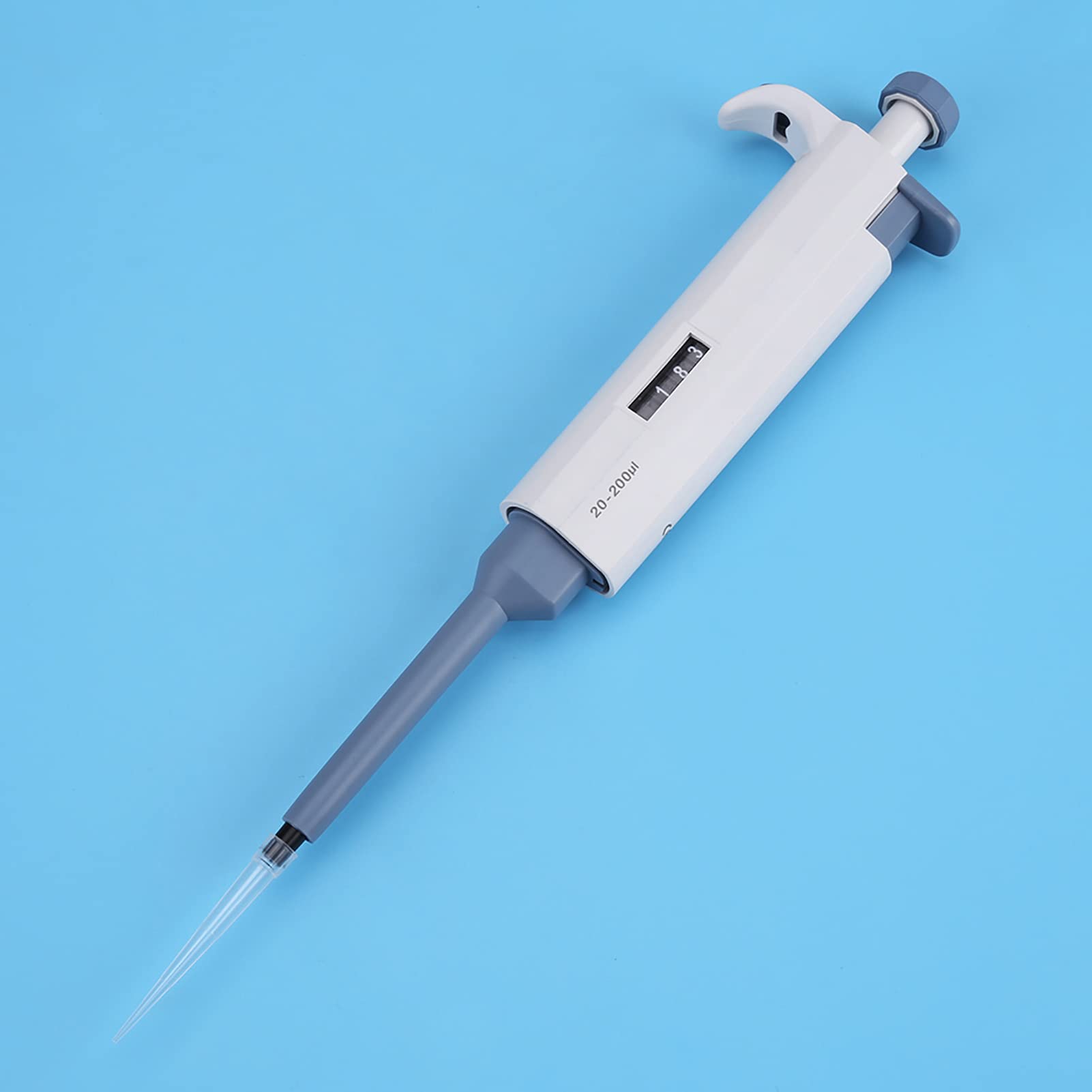 Micropipeta + Akozon Pipeta De Un Solo Canal Pipeta De Volumen Variable Pipeta Manual Ajustable Micropipeta Pipeta Herramienta De Laboratorio 0.5~10 Ul