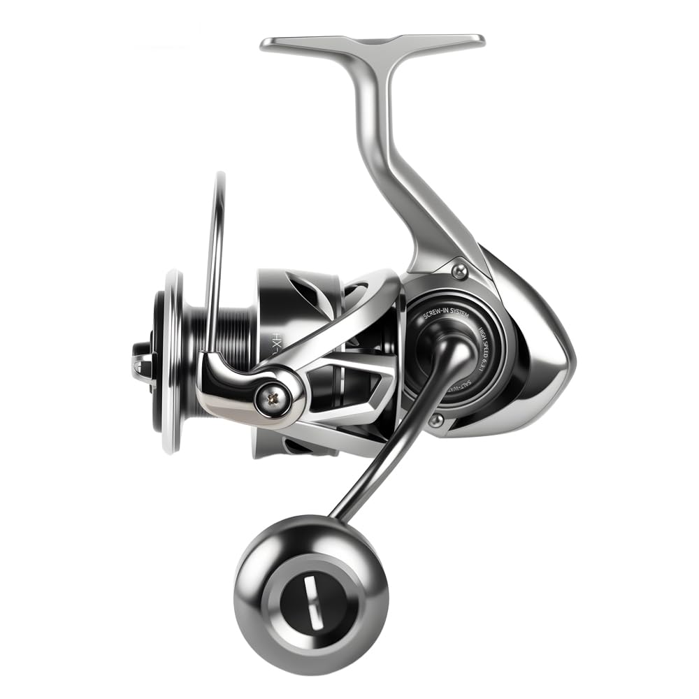 FC Saltwater Spinning Reel,2000 3000 4000 5000 Bass Fishing Reel,7+1 BB Cuscinetti in acciaio inox anticorrosione,15 kg Max Drag,Sistema di allarme di scarico,Bobina in metallo e vite in