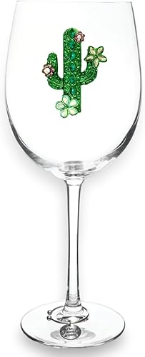 Miniatura 10 de THE QUEENS' JEWELS Bluebonnet - Copa de vino con tallo con joyas, 21 onzas, regalo único para mujeres, cumpleaños, lindo, divertido, sin pintar,