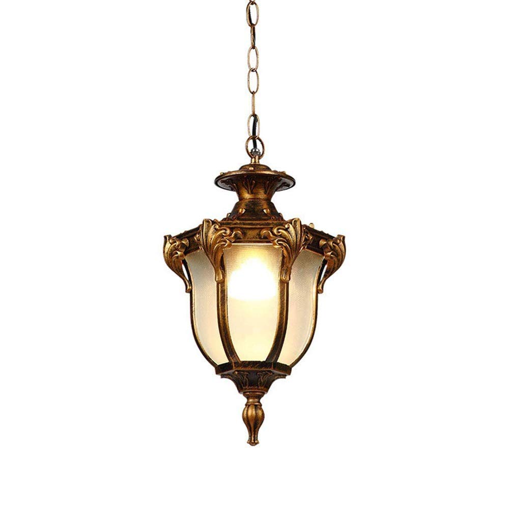 Hanging light étanche E27 et lanterne de balcon suspendue antique