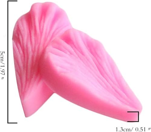 Miniatura 5 de Molde de veteado de silicona para pasta de goma, molde veteado de fondant, molde de flor de pasta de goma, herramienta de decoración de pasteles de