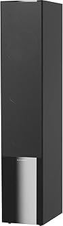 Bowers & Wilkins 703 S2 Floorstanding Speaker - High-Performance Tower Speaker, Aerofoil Woofers with Flowport Technology & Carbon Dome Tweeter, Gloss Black, Each.